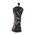 thumbnail image 3 of Funda para palo de golf, divertida funda de madera para palo de golf, para sala de estar, deportes, oficina 3 5 Negro, 3 of 8