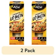 (2 pack) Simply Asia Non-GMO Chinese Style Lo Mein Noodles, 14 oz Box