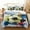 Style A, variant on MIBNCE Football Bedding Set Kids Soccer Ball Pattern Duvet Cover for Children 3D Printed Soccer Quilt Cover Set with 2 Pillowcases Sports Theme Comforter Cover 3Pcs,Queen Size,Style B