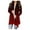 Red, variant on Lindreshi Winter Coats for Women 2025 Trendy Women's Summer Winter Fashion Printed Long Sleeve Top Coat Cardigan