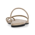 thumbnail image 3 of Time and Tru Women's Faux Suede Barely There Toe Loop Sandals, 3 of 7