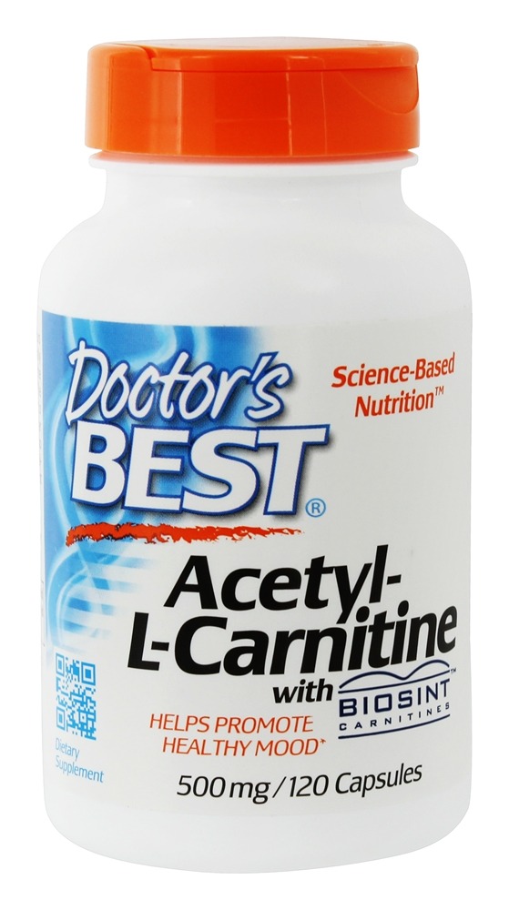Doctor's Best AcetylLCarnitine with Biosint Carnitines 500 mg
