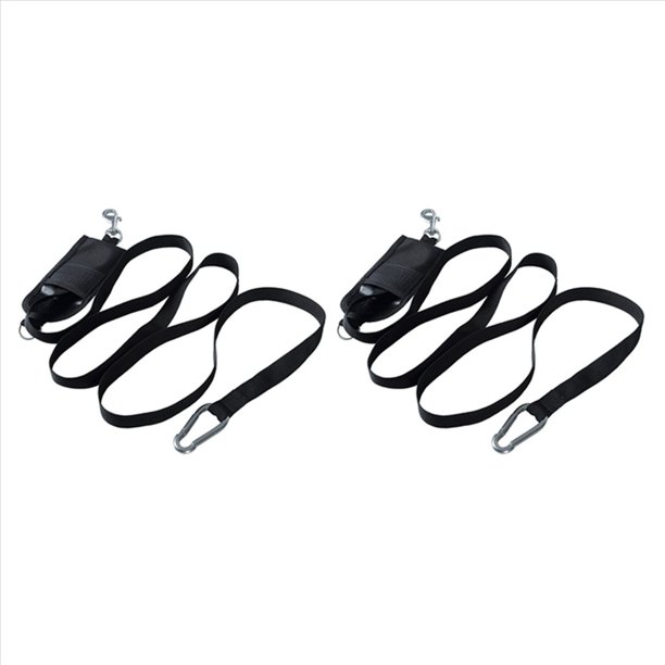 2X Cuerda de Buceo 220 CM Bolsa de Tiro de Buceo Técnico Buzos de Seguridad Buddy Line Placa Trasera Correa Colgante con Gancho de Acero Inoxidable