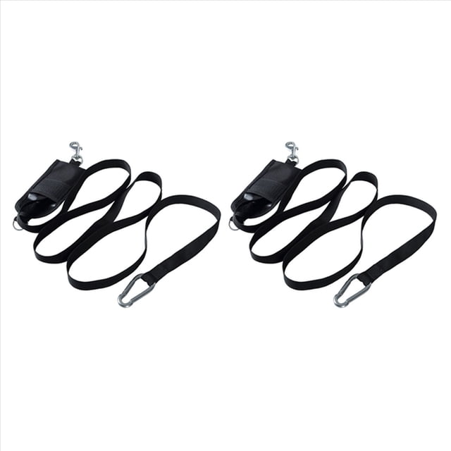 2X Cuerda de Buceo 220 CM Bolsa de Tiro de Buceo Técnico Buzos de Seguridad Buddy Line Placa Trasera Correa Colgante con Gancho de Acero Inoxidable