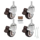 thumbnail image 1 of Ruedas TPR Stem Casters YEWEKE giratorias 360° con freno de 2 pulgadas, 1 of 7