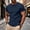 Navy, variant on LTTVQM Men's T Shirt Short Sleeve Breathable Crew Neck T-Shirt Casual Summer Classic Plain Basic Tee Shirts Purple M