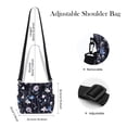 thumbnail image 7 of CHAOYUNYI Crossbody Shoulder Bag for Women - Water Resistant Casual Handbag Purse with Multiple Pockets, Adjustable Strap, Dreamy Flower, 7 of 7