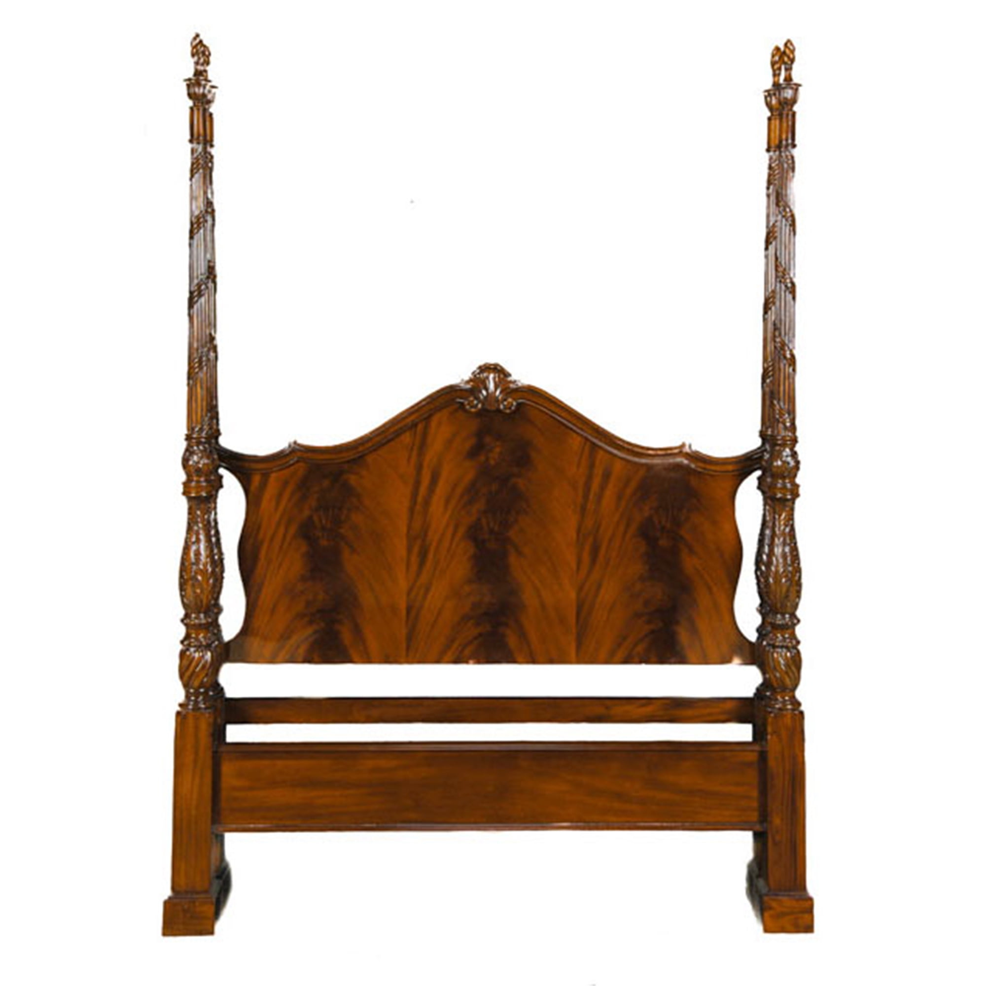 Mahogany Queen Size Four Poster Bed