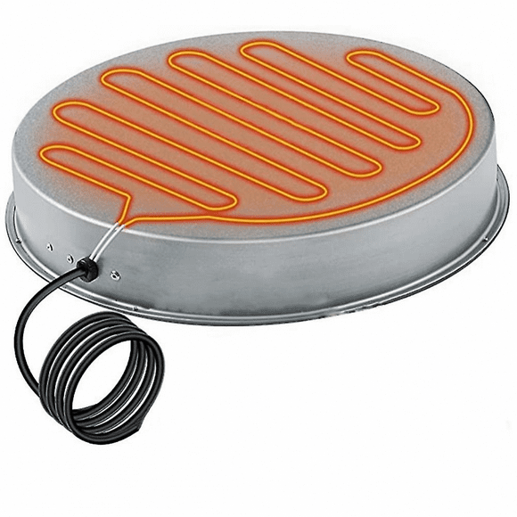 Poultry Waterer Drinker Heated Base, Chicken Water Heater Us Plug
