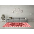 thumbnail image 3 of Ahgly Company Indoor Square Geometric Red Traditional Area Rugs, 5' Square, 3 of 4