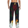 thumbnail image 3 of Balery Men'S Merry Christmas Elk Pants,Sleepwear Pants,Pajama Pants,Pj Bottoms Drawstring And Pockets-Large, 3 of 9