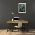 thumbnail image 3 of Fitzharris, Tim 25x32 White Modern Wood Framed Museum Art Print Titled - Leopard, 3 of 4