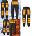 thumbnail image 2 of Heated Pants for Men Women USB Rechargeable Trousers with 18 Heated Zones Winter Warm Waterproof Sweatpants, 2 of 8
