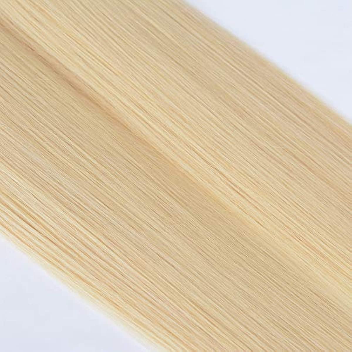 613 Blonde Bundles Human Hair Silky Straight Human Hair Extensions for Women Human Hair Bundles Extensions Brazilian Virgin Hair 100g/pc 8"