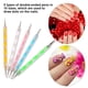 thumbnail image 4 of Nail Art Tool Kit Nail Art Painting Pen Cepillo de uñas Bolígrafos de doble punta Brillo Rhinestones Irfora Multicolor, 4 of 6