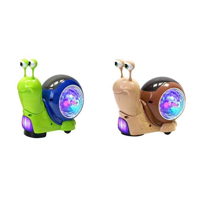 Juguete Eléctrico Caracol para Pequeños Musicales Interactivos Gatear Con () Verde