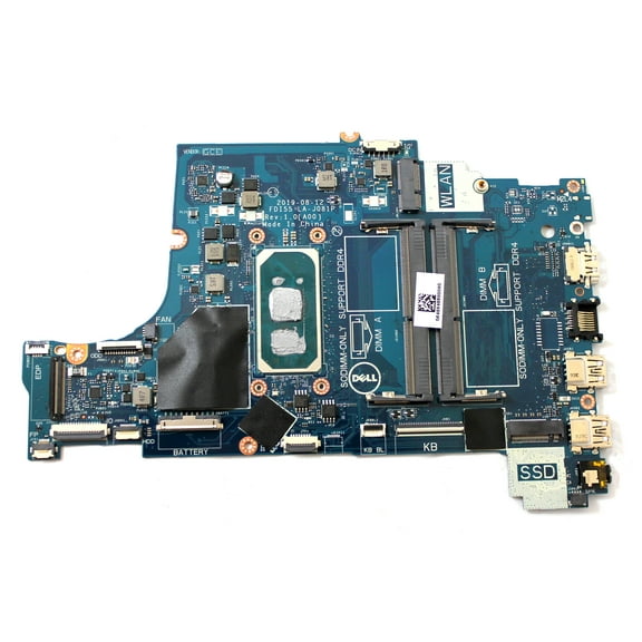 PTGYC Dell Inspiron 5593 Motherboard w/ i7-1065G7 CPU