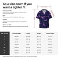 thumbnail image 5 of Goofa Eggplant Printed Men's Casual Short-sleeved Shirt,Lightweight Breathable Button-down,Summer Casual men's top,Versatile Fashion shirt-Small, 5 of 7