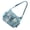 Blue, variant on Student School Bag Women Shoulder Bag Star Pattern Crossbody Messenger Bag