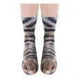 thumbnail image 4 of pitrice Animal Feet Pattern Stimulation Children Kid Mid Calf Long Socks Unisex Funky Socks, 4 of 8