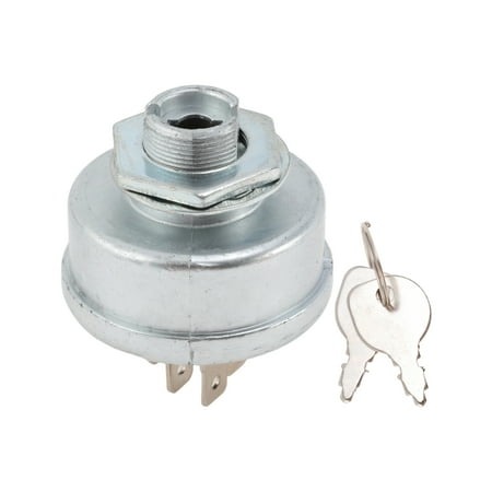 Unique Bargains Lawn Mower Ignition Switch 9253163/9253163A/7253163A Ignition Starter Switch With Key for Cub Cadet for MTD White Outdoor 1863 1541 1882 1 Set