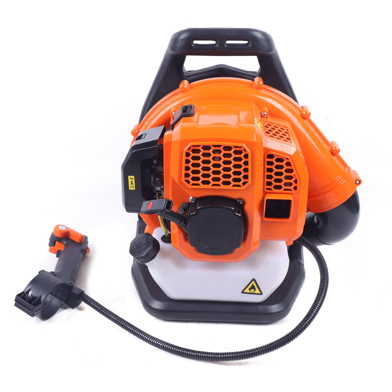 Gas Powered Backpack Leaf Blower, Air Volume Adjustable, Air Duct Removable, 2-Stroke Lawn Grass Blower for Garden