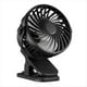 thumbnail image 1 of Mini Ventilador Recargable con Clip Giratorio para Colgar, Portátil, para Oficina, Dormitorio, Exterior, Regalo, Color Negro., 1 of 5
