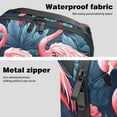 thumbnail image 4 of Flamingo Waterproof Oxford Cloth Hard Drive Case with Charger Pouch, PC Case, Small Travel Electronic Organizer, and Cord Organizer Travel - 5.9x9.44x3.14 in, 4 of 6