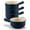 Navy, variant on Kook French Onion Soup Crock Ceramic Bowls 4-Piece Stoneware Kitchen Set, Navy Blue