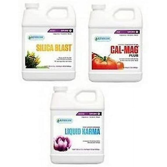 Hydro Galaxy Silica Blast 1 qt, Cal-Mag Plus 1 qt, Liquid Karma 1 qt