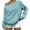 Sky Blue #004, variant on Mohiass Womens Off the Shoulder Sweatshirt Oversized Long Sleeve Tops Trendy Cute Loose Plain Fall Hoodie with Pocket Dark Green M