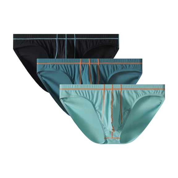 Kudavo Mens Bikini Underwear Comfortable And Soft Low RiseBriefs Underpants 3-Pack
