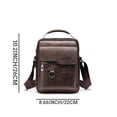 thumbnail image 1 of Bolso Crossbody Hombres Bolso Crossbody Bolso de Hombro para Hombres Bolso de Cuero Casual para Hombres de Negocios Bolso de Hombro para Hombres, 1 of 2