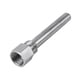 thumbnail image 3 of Jadeshay Termopozo de Acero Inoxidable para sensores de Temperatura (roscas NPT de 1/2 ", Plateado), 3 of 8