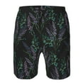 thumbnail image 4 of Naloa Lavender Flowers Men's Beach Shorts, Surfing shorts, Swim trunks, Quick Dry Swim Trunks for Surfing Beach Fun - Small, 4 of 9