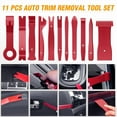 thumbnail image 4 of GOOACC 330Pcs Trim Removal Tool, Auto Push Pin Bumper Retainer Clip Set Fastener Terminal Remover Tool Adhesive Cable Clips Pry Kit Car Panel Radio Removal Auto Clip Pliers, Red, 4 of 10