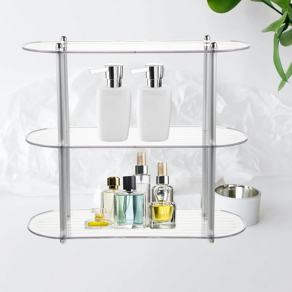 WHAMVOX Stylish Dresser Storage Rack Perfume Display Shelf Removable Multi-layer Storage Organizer