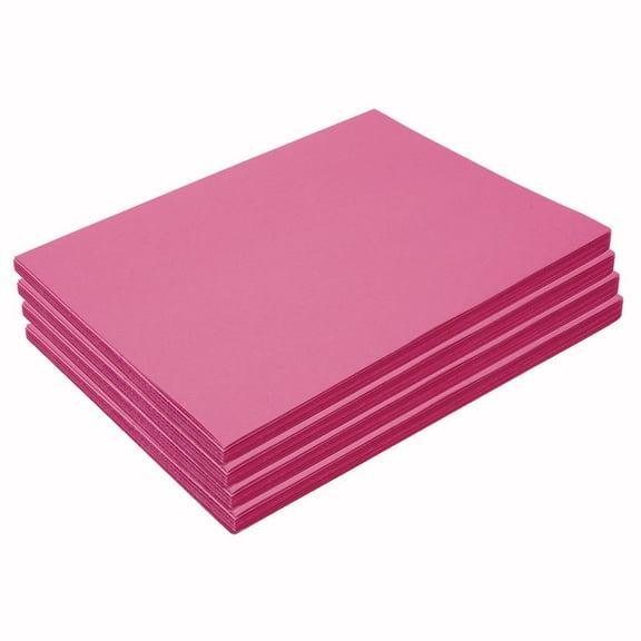 Colorations Heavyweight Construction Paper, Hot Pink, 9" x 12" - 200 Sheets