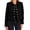 Black, variant on Comfortable Short Stretch Blazer for Women, Long Sleeve Relaxed Fit, Soft Everyday Casual Outerwear, 1 Piece, XS-L
