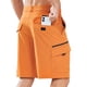 thumbnail image 3 of Pantalones cortos cargo NORTHYARD, ligeros y de secado rápido para hombre, color naranja, 3 of 8