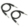 thumbnail image 2 of Guitar Instrument Cable, Instrument Cable Mono Professional 3.3ft Noise Shielding  for Electric Guitar, 2 of 7