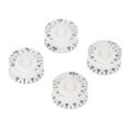 thumbnail image 1 of 4pcs Speed Tone Control Knobs for Gibson Les Paul Guitar Replacement Electric Guitar Parts White, 1 of 7