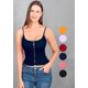 thumbnail image 4 of Blusas De Mujer Tirante Canalé Microfibra Fresca Basicos LOLE  Blusa, 4 of 5