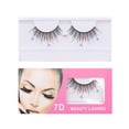 thumbnail image 2 of Pestañas postizas con lentejuelas 7D, extensión de pestañas con brillo en forma de corazón de melocotón, rizador, maquillaje para fiestas y bodas., 2 of 8