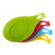 thumbnail image 1 of Nvzi Juego de 4 soportes para cucharas y espátulas de silicona resistentes al calor, juego de 4 herramientas de cocina, amarillo, azul, rojo y verde, 1 of 5