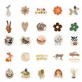 thumbnail image 5 of Vintage Aesthetic Nostalgic Vinyl Stickers 50pk - Waterproof Durable for Laptops, Bottles, Journals, 5 of 8