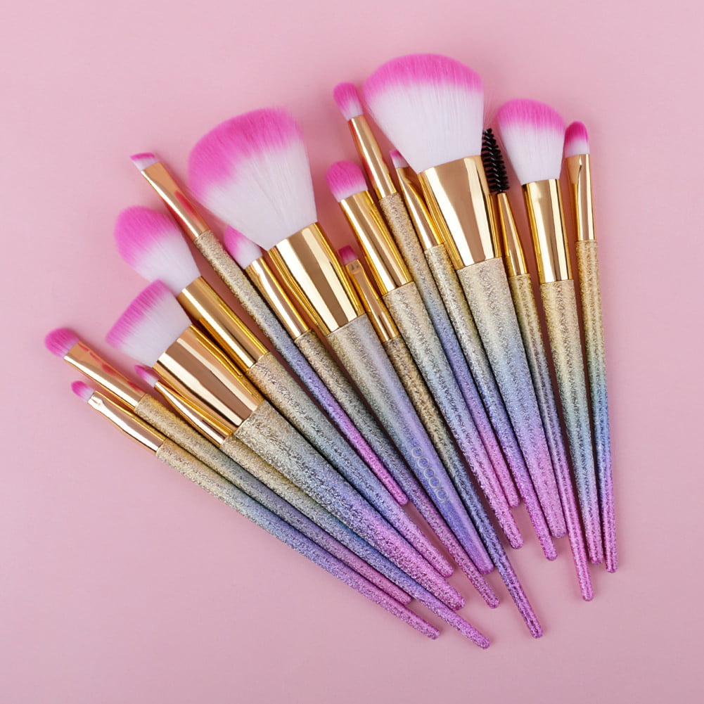 pink eyeshadow brushes