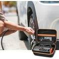thumbnail image 3 of Case Compatible with Skight/for VacLife/for Hafuloky/for ILTIDE/for Teffim/for UABRLA Tire Inflator Portable Air Compressor, Car Air Pump Storage Holder for Air Tube & Accessories (Box Only) - Black, 3 of 7