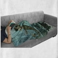 thumbnail image 6 of Mermaid Soft Flannel Fleece Blanket, Composition with Mythological Beings in Bottom of Ocean Sea Star and Seaweed Motif, Cozy Plush for Indoor and Outdoor Use, 60" x 80", Multicolor, by Ambesonne, 6 of 6