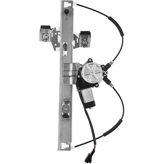 A-Premium Electric Power Electric Window Regulator with Motor (2 Pins) Compatible with Pontiac Grand Prix 2004 2005 2006 2007 2008 Sedan Rear Left Driver Side